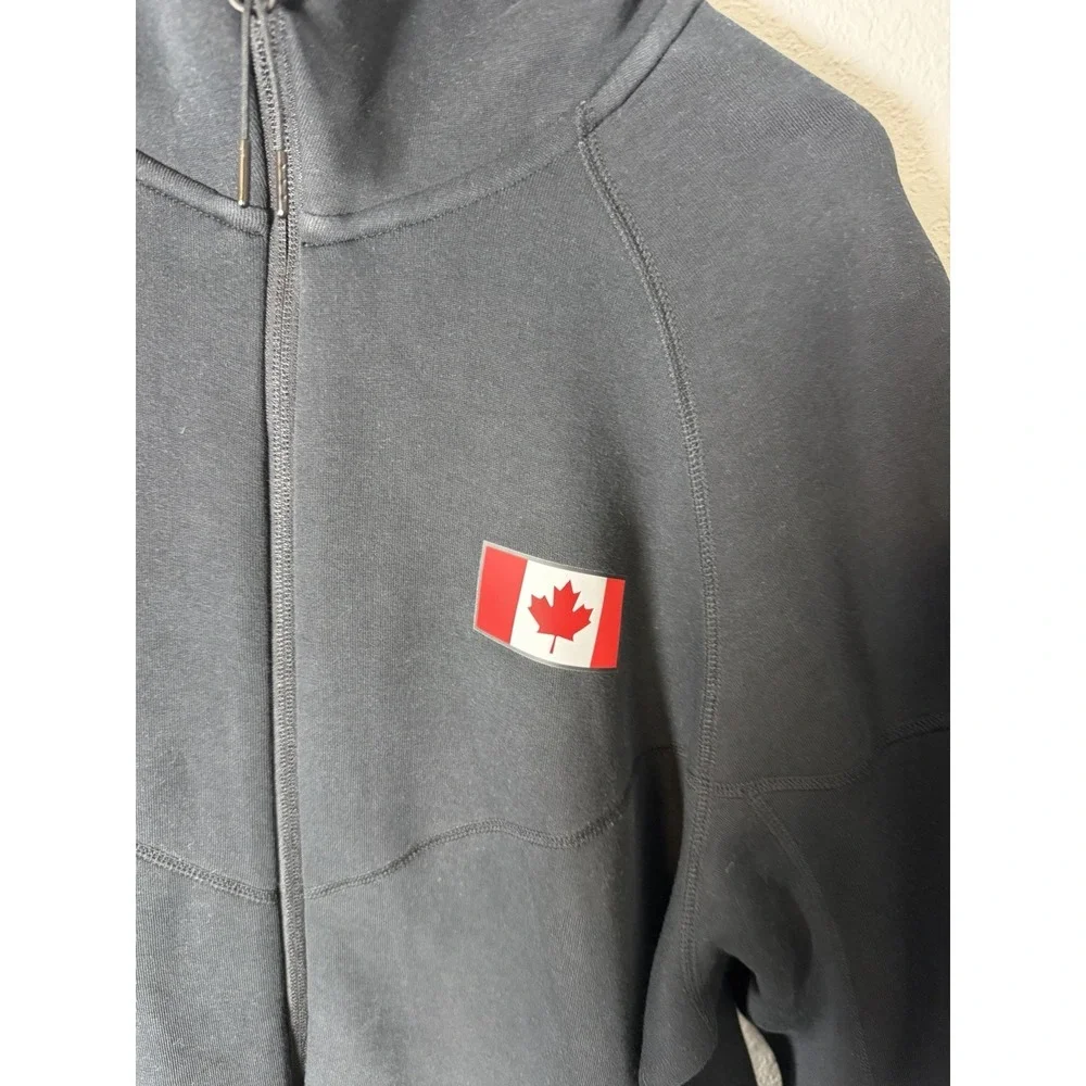 Nike‎ Tech Fleece Canada Team Full Zip Track Jacket Men Size L Black Rare
